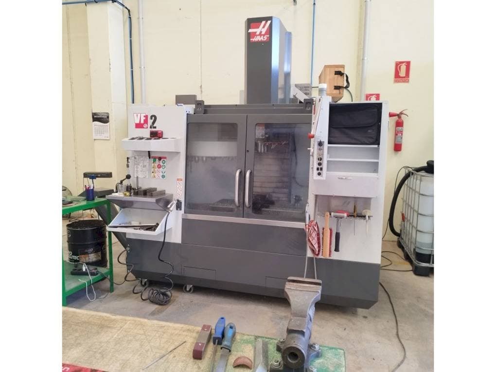 Front view of HAAS VF-2  machine