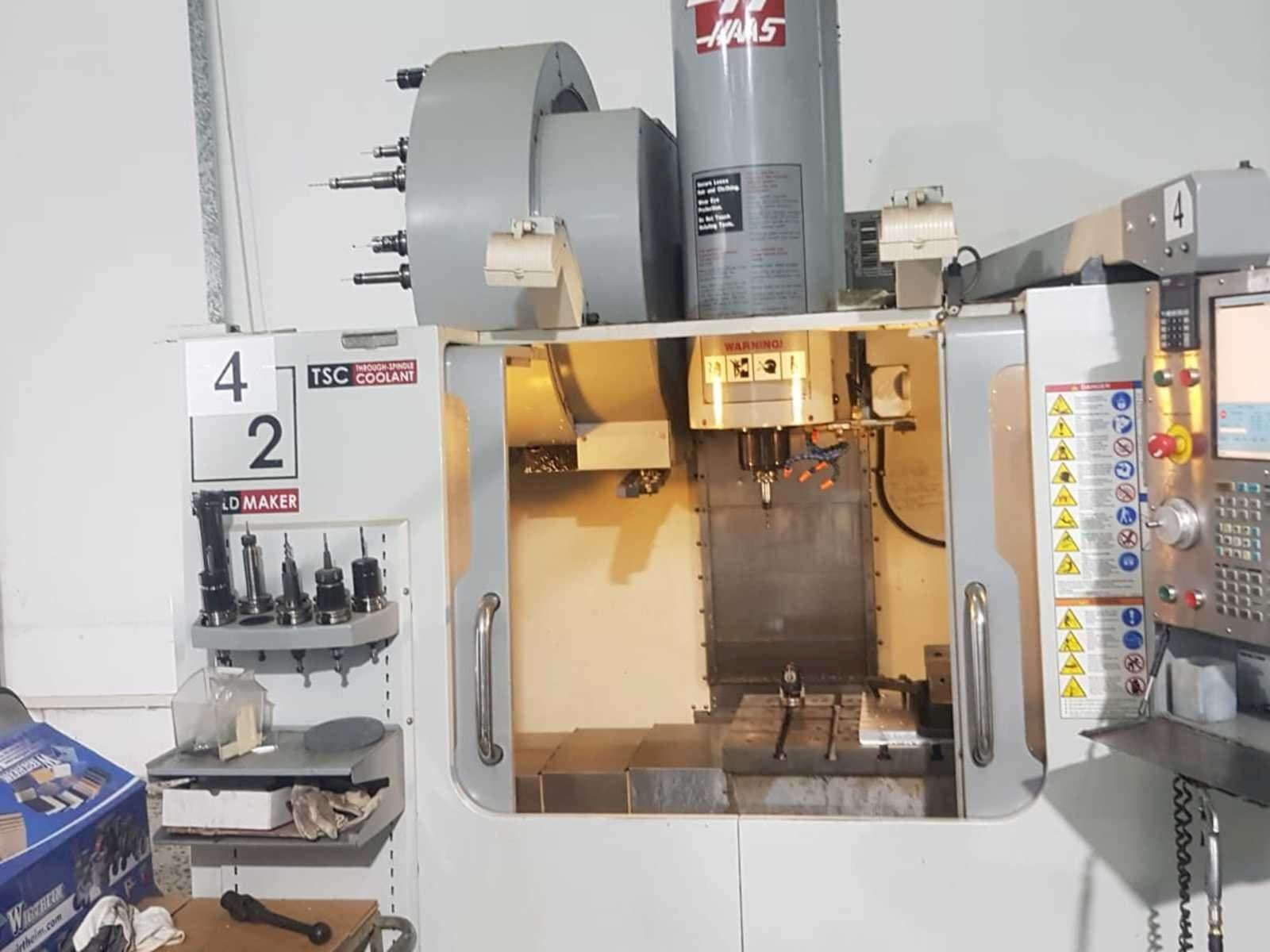 Front view of HAAS VM-2  machine