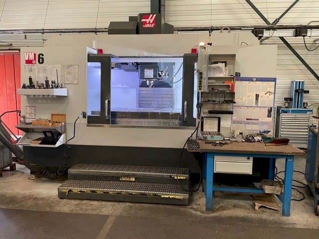 Front view of HAAS VM-6  machine