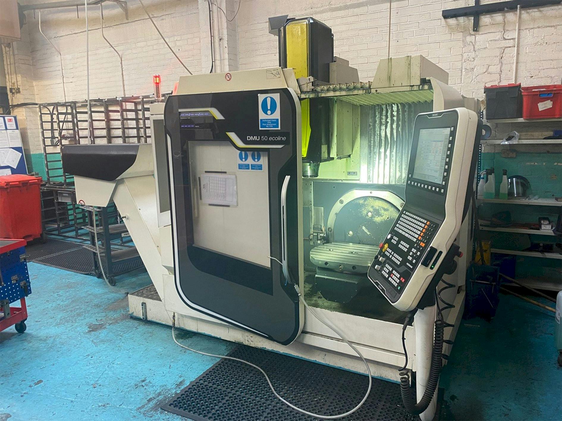 Front view of DMG DMU Ecoline 50 5 Axis VMC  machine