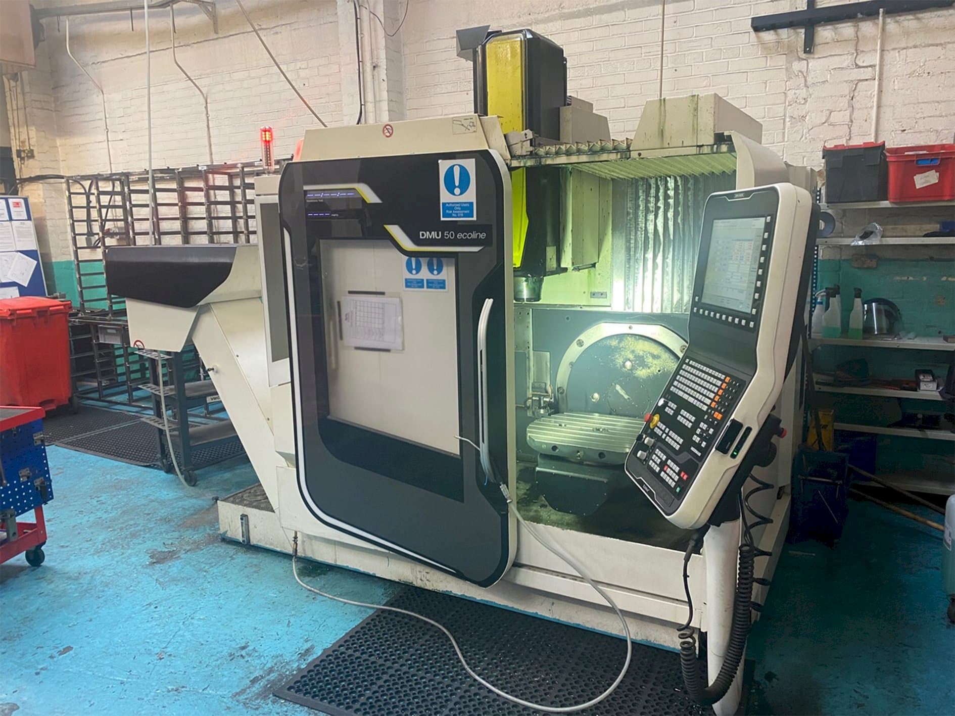 Front view of DMG DMU Ecoline 50 5 Axis VMC machine