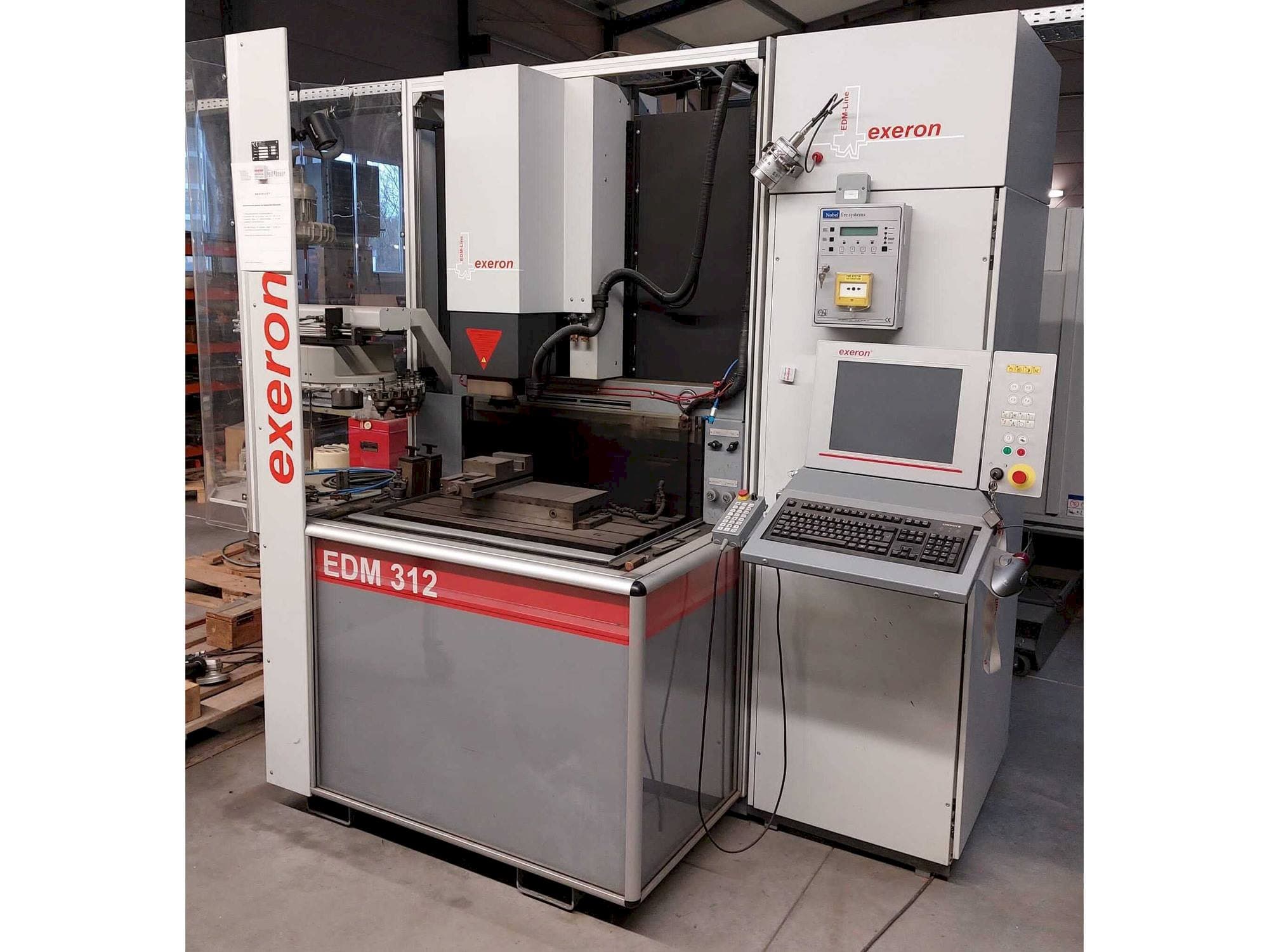 Front view of Exeron EDM 312 MF20  machine