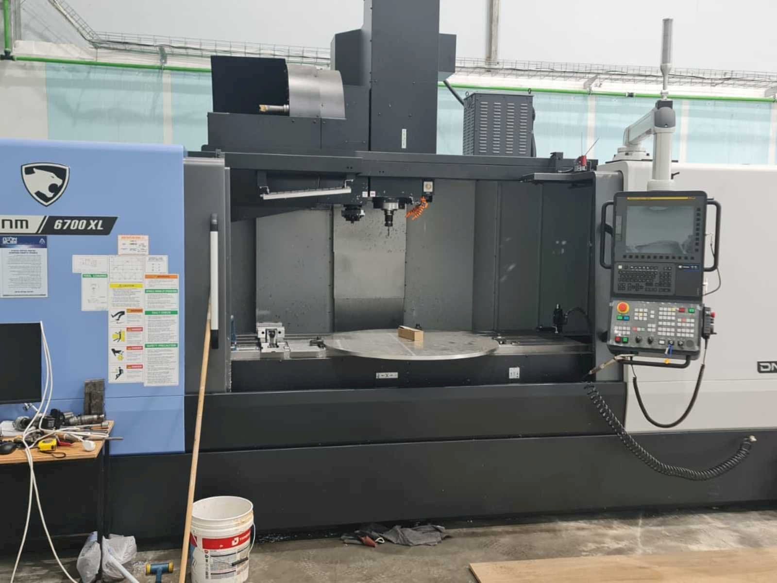 Front view of Doosan DNM 6700 XL machine