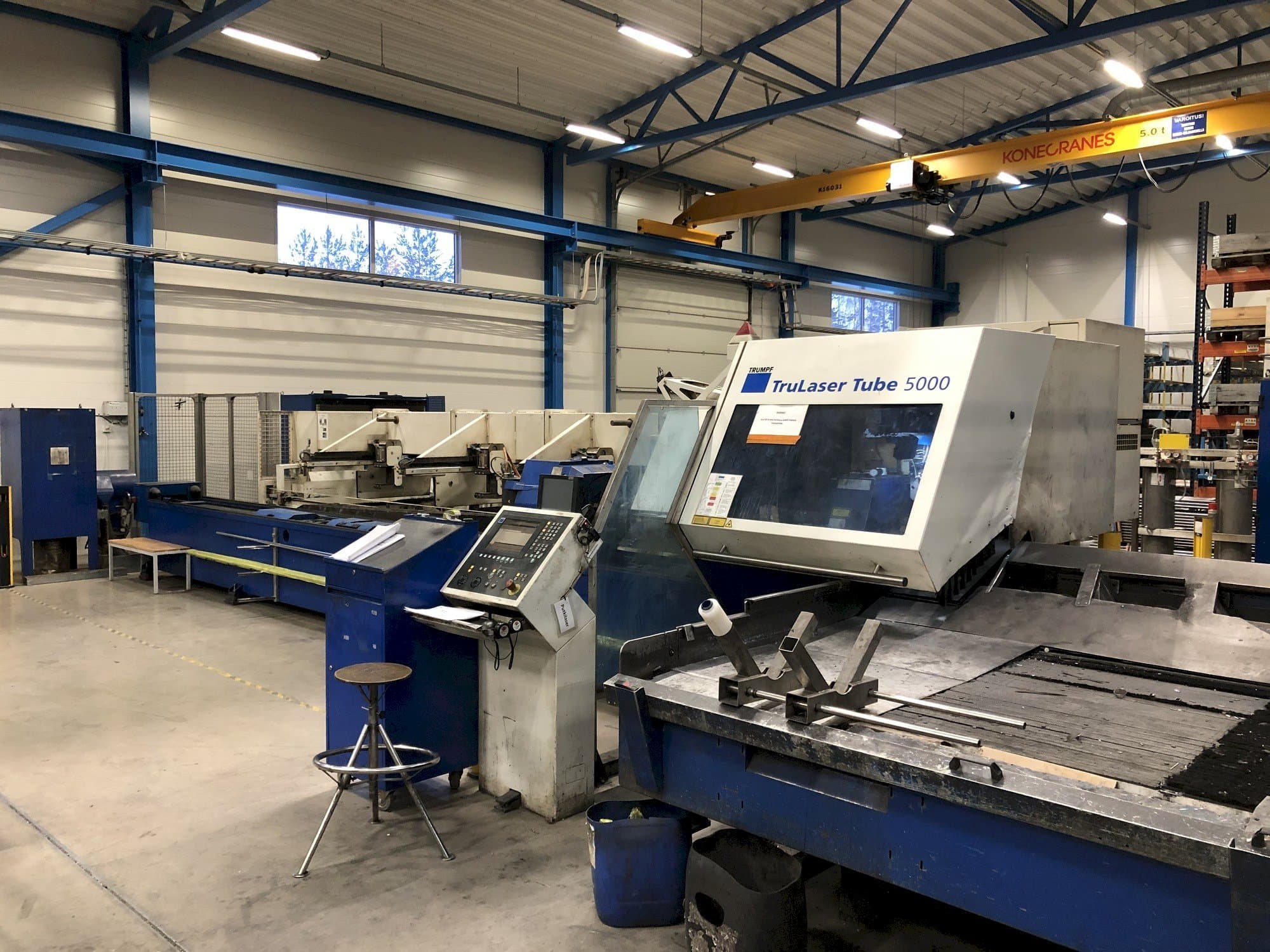 Front view of Trumpf TruLaser Tube 5000  machine