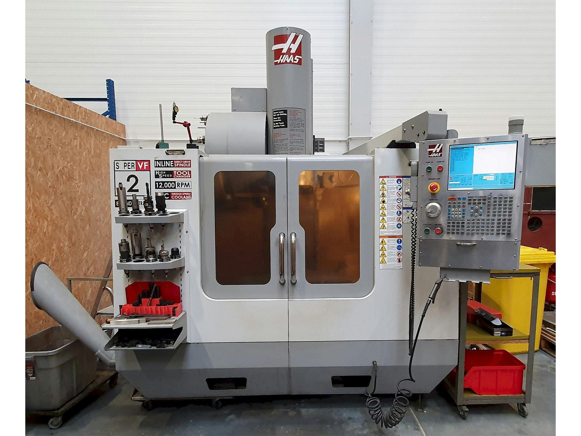 Front view of HAAS VF2-SSYTHE  machine