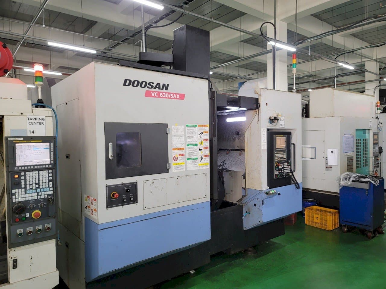 Front view of Doosan VC 630/5AX machine