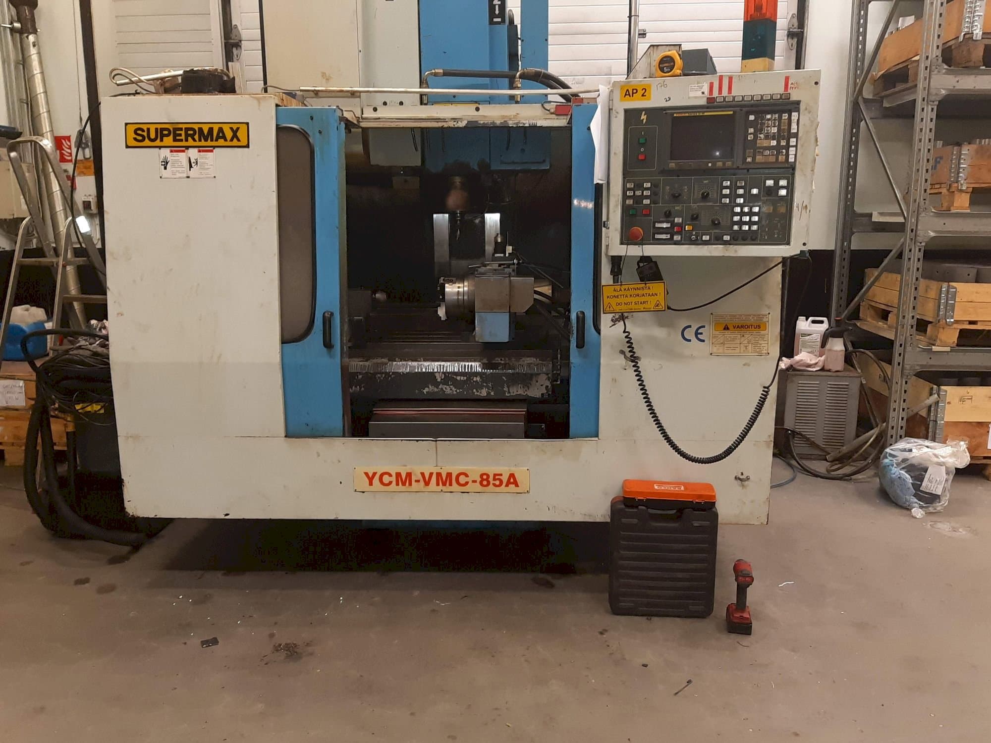 Front view of YCM 85A machine