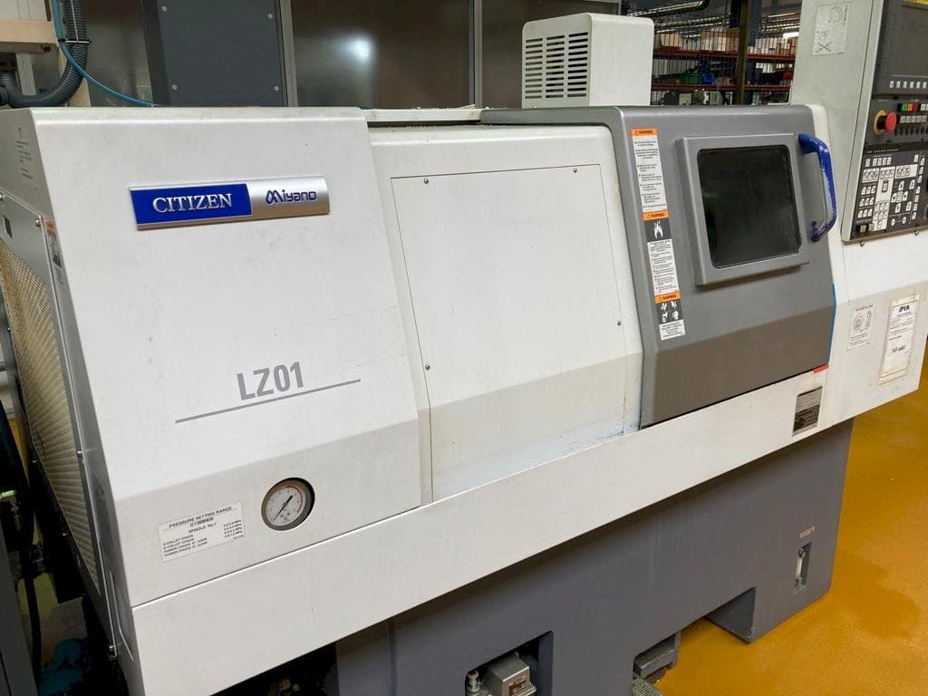 Front view of Miyano LZ-01RY2 machine