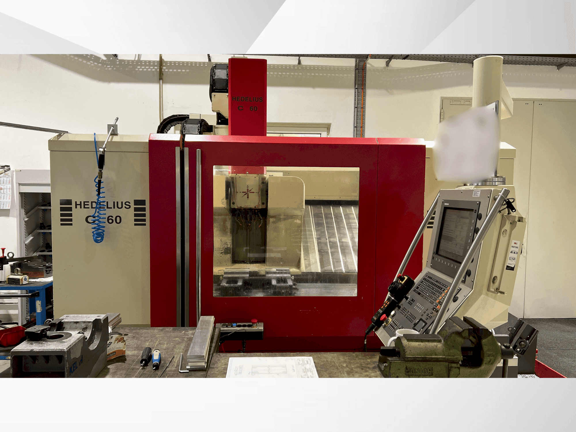 Front view of HEDELIUS C60S-1200 machine