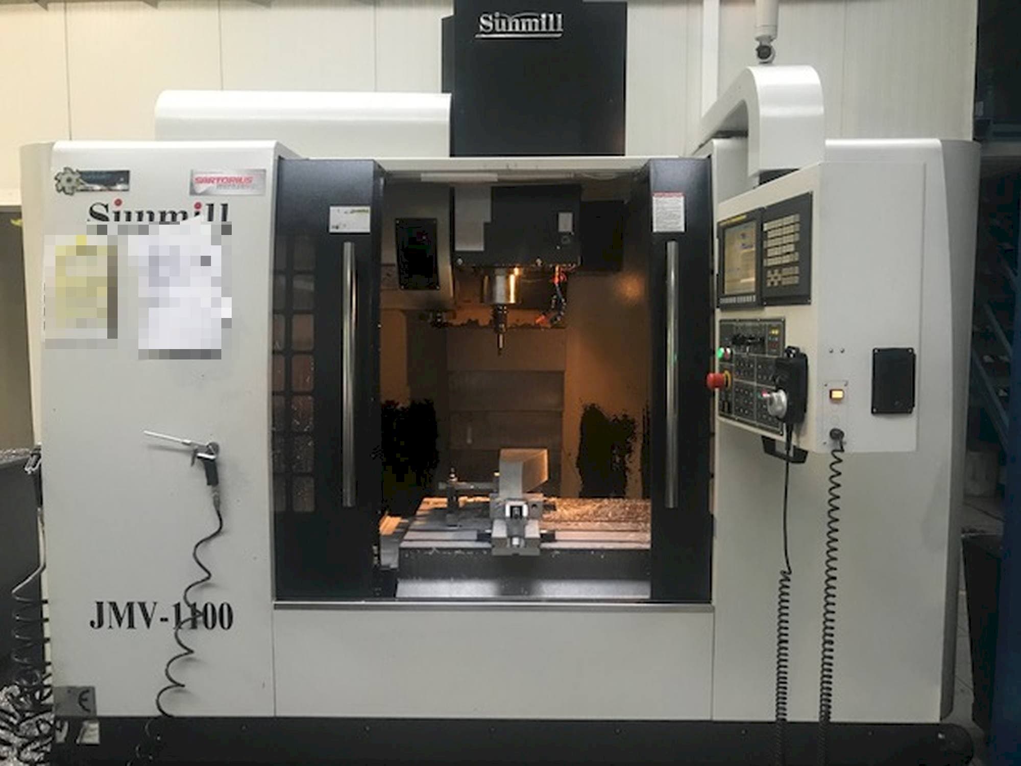 Front view of SUNMILL JMV-1100 machine