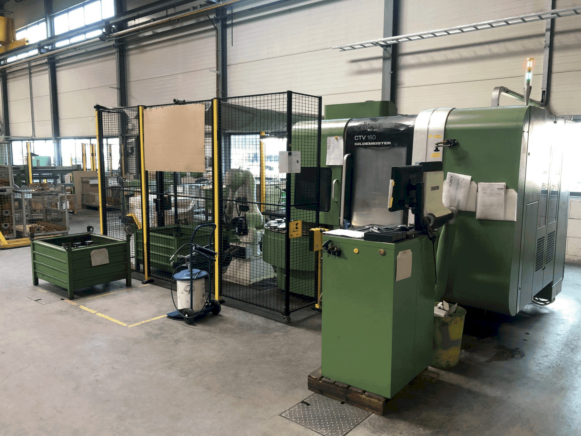 Front view of DMG Gildemeister CTV 160 machine