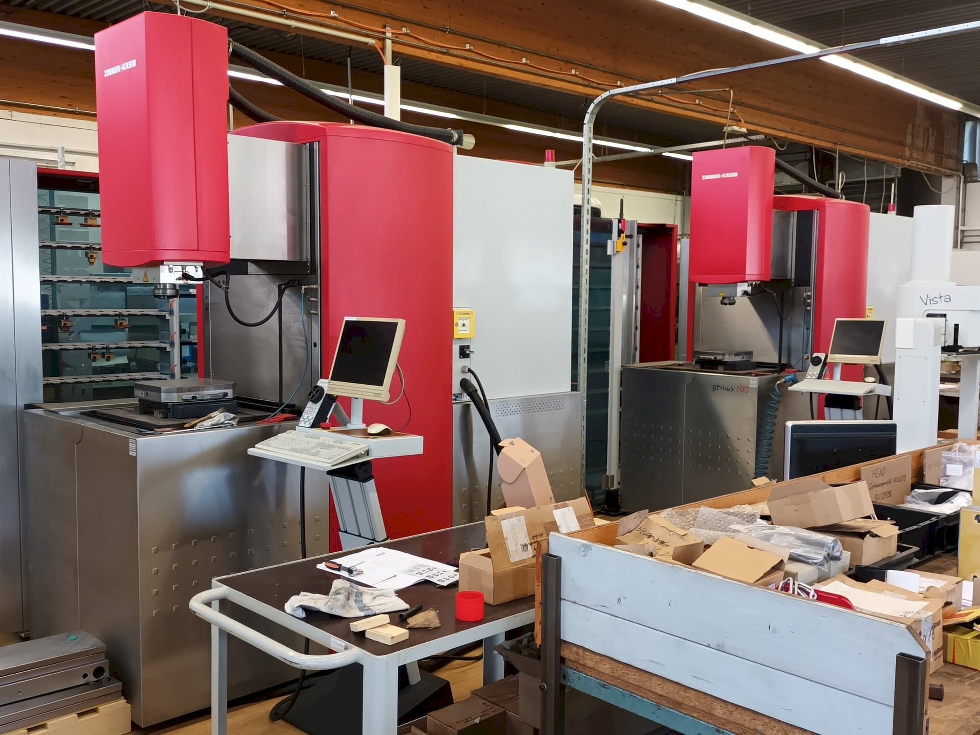 Front view of Zimmer+Kreim Genius 700 machine