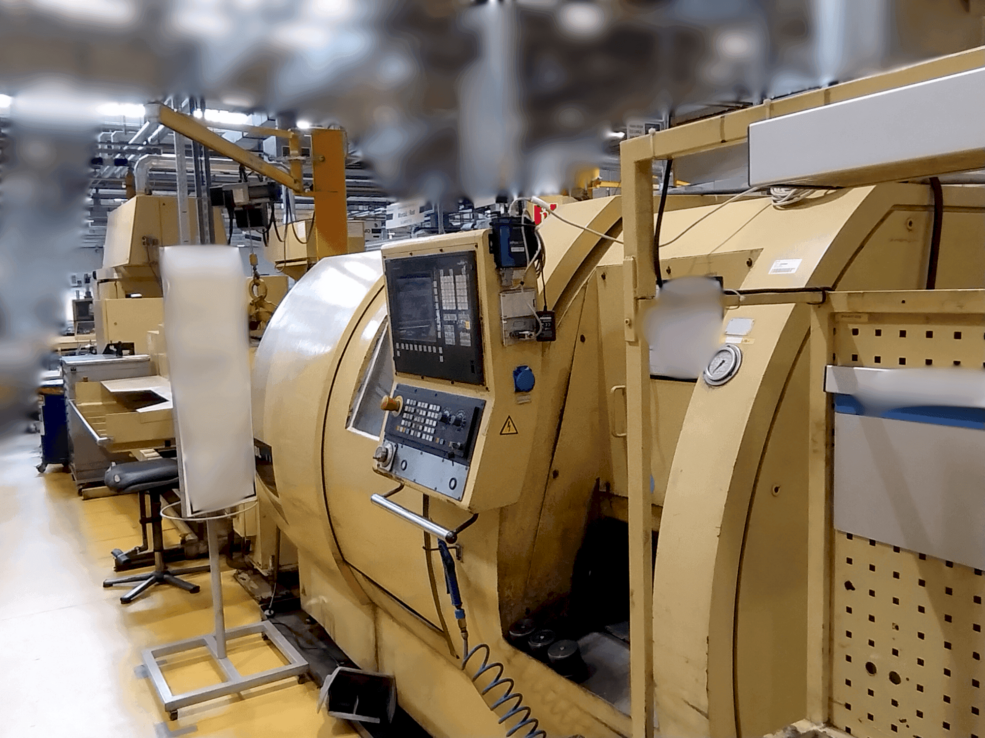 Front view of TRENS SBL 500 CNC  machine