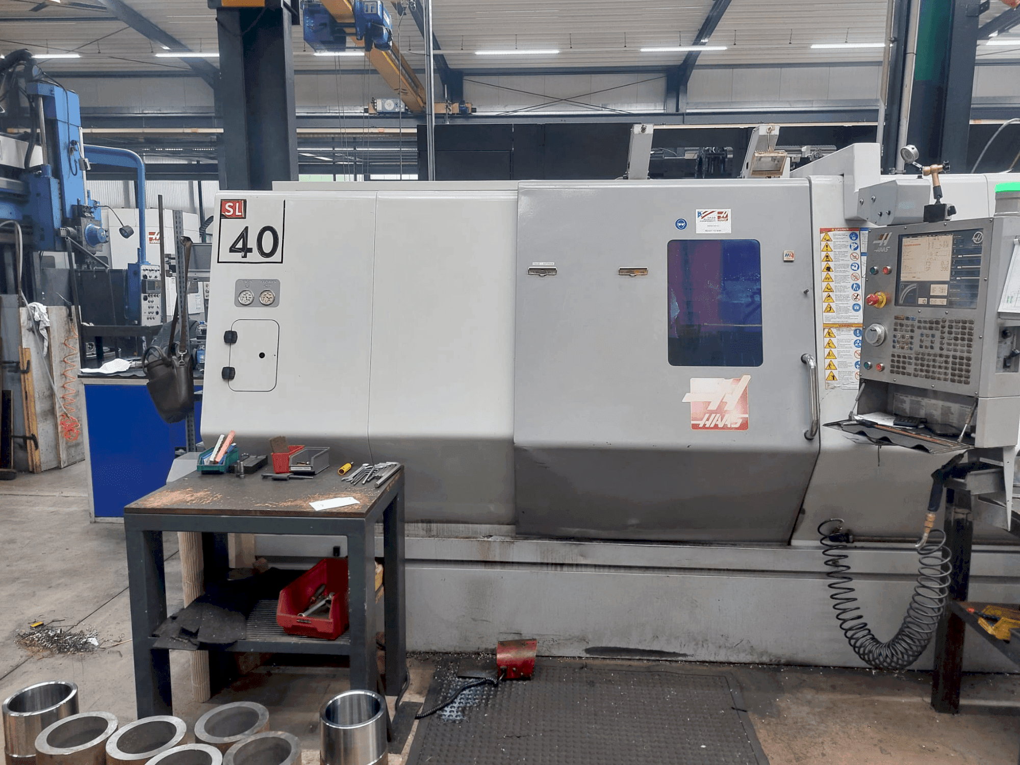 Front view of HAAS SL-40 machine