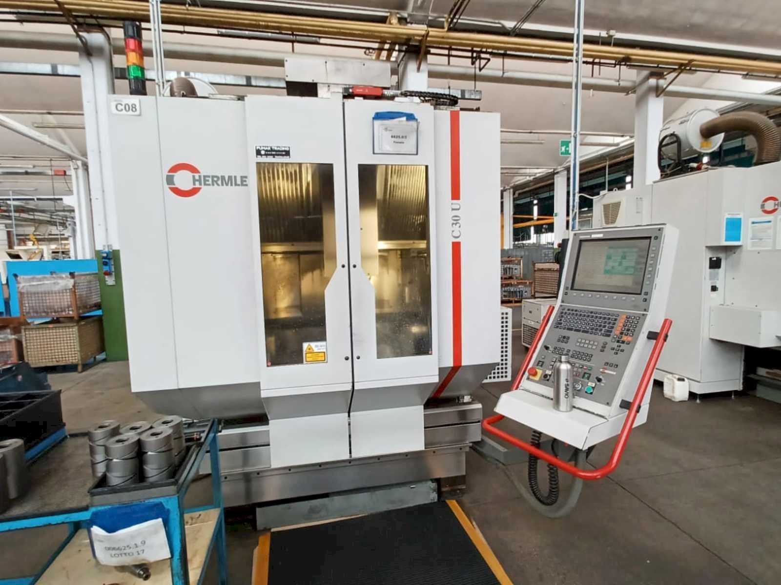 Front view of HERMLE C30U machine