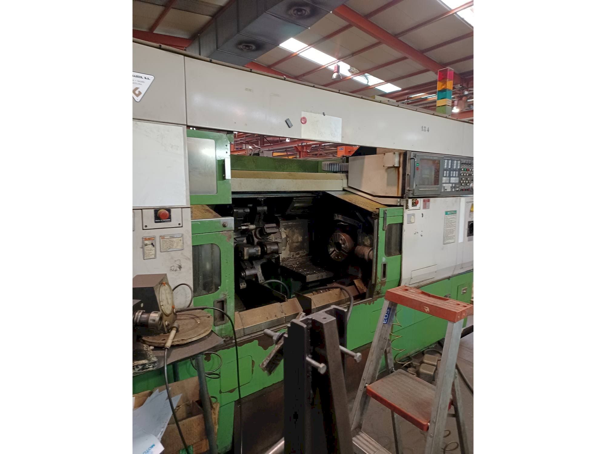 Front view of Mazak Multiplex 630 machine