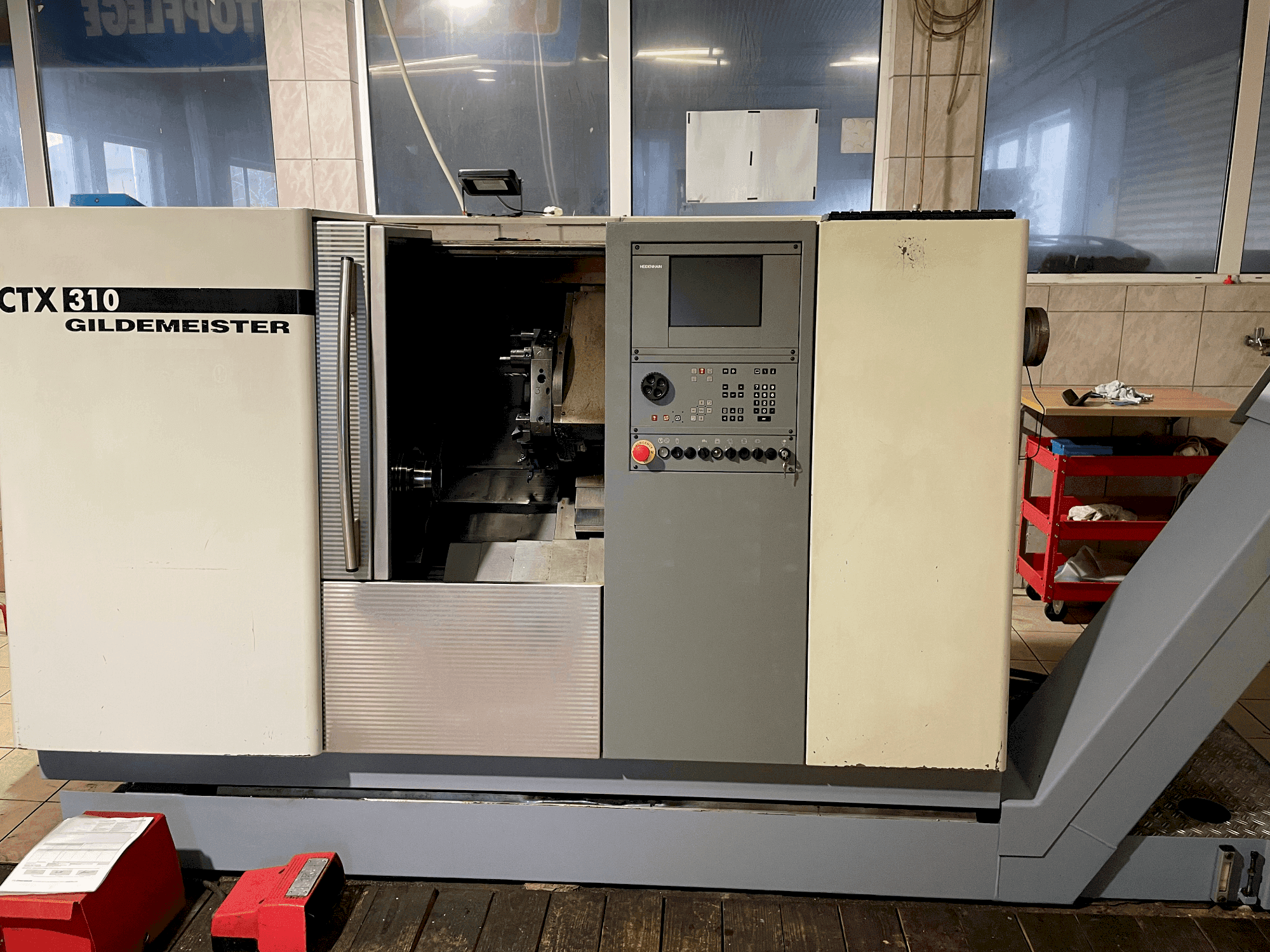 Front view of Gildemeister CTX 310 V3 machine