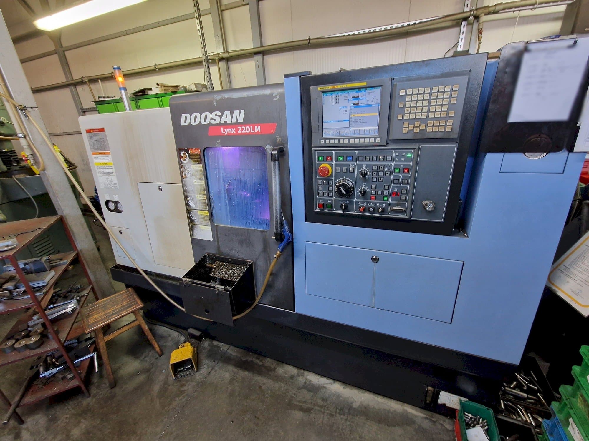 Front view of Doosan LYNX 220 LMC  machine