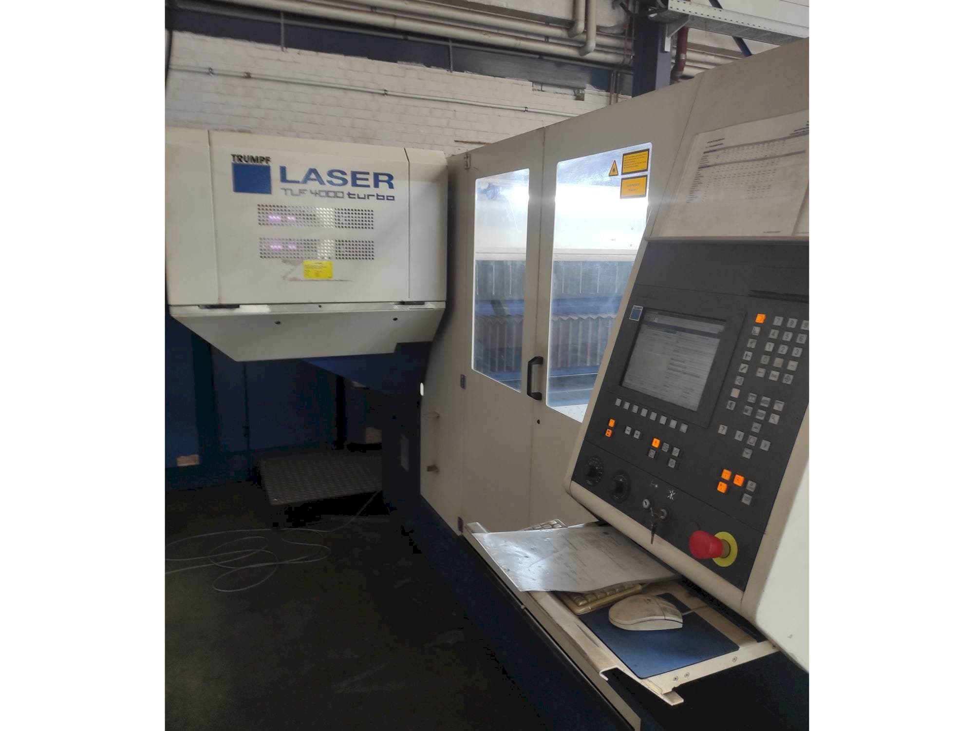 Front view of Trumpf TRUMATIC L 3030 machine