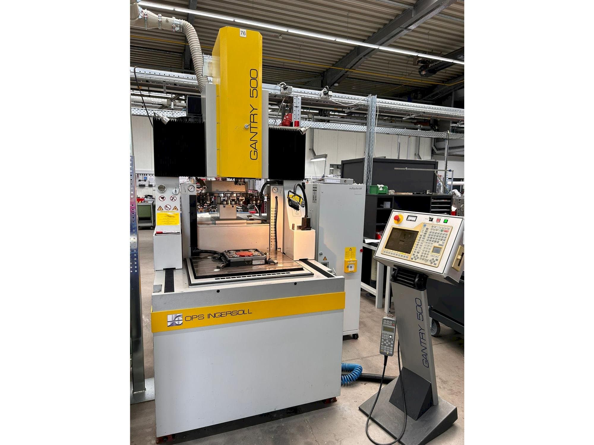 Front view of OPS-INGERSOLL Gantry 500  machine