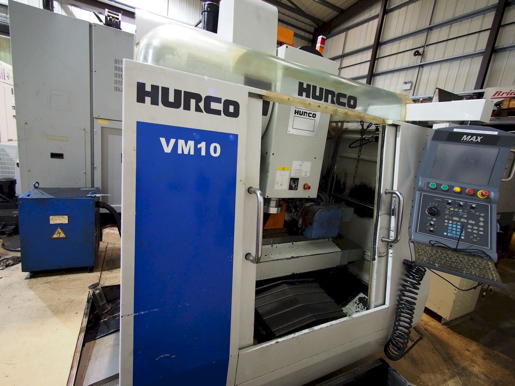 Front view of Hurco VM10 machine
