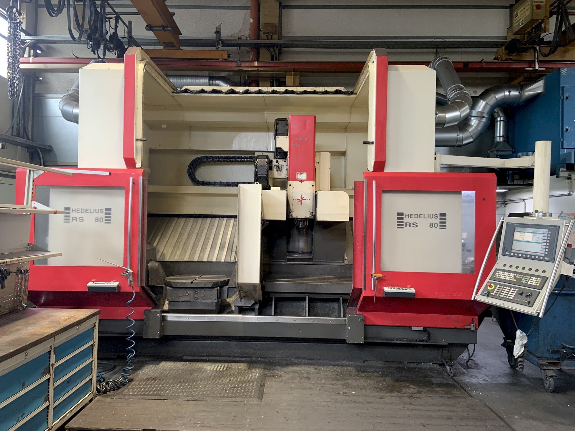 Front view of HEDELIUS RS80 K - 2300 machine