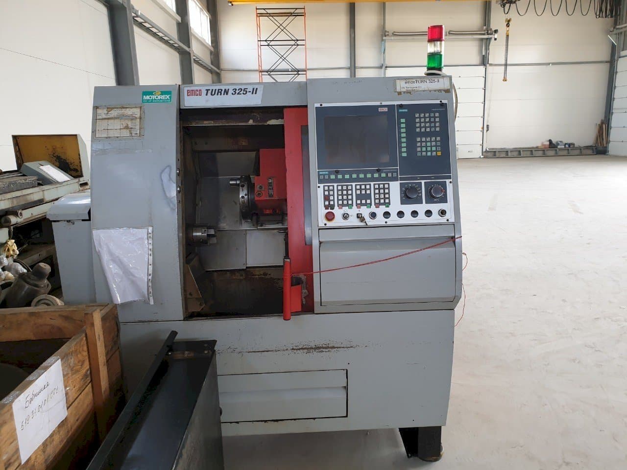 Front view of EMCO Turn 325-II machine
