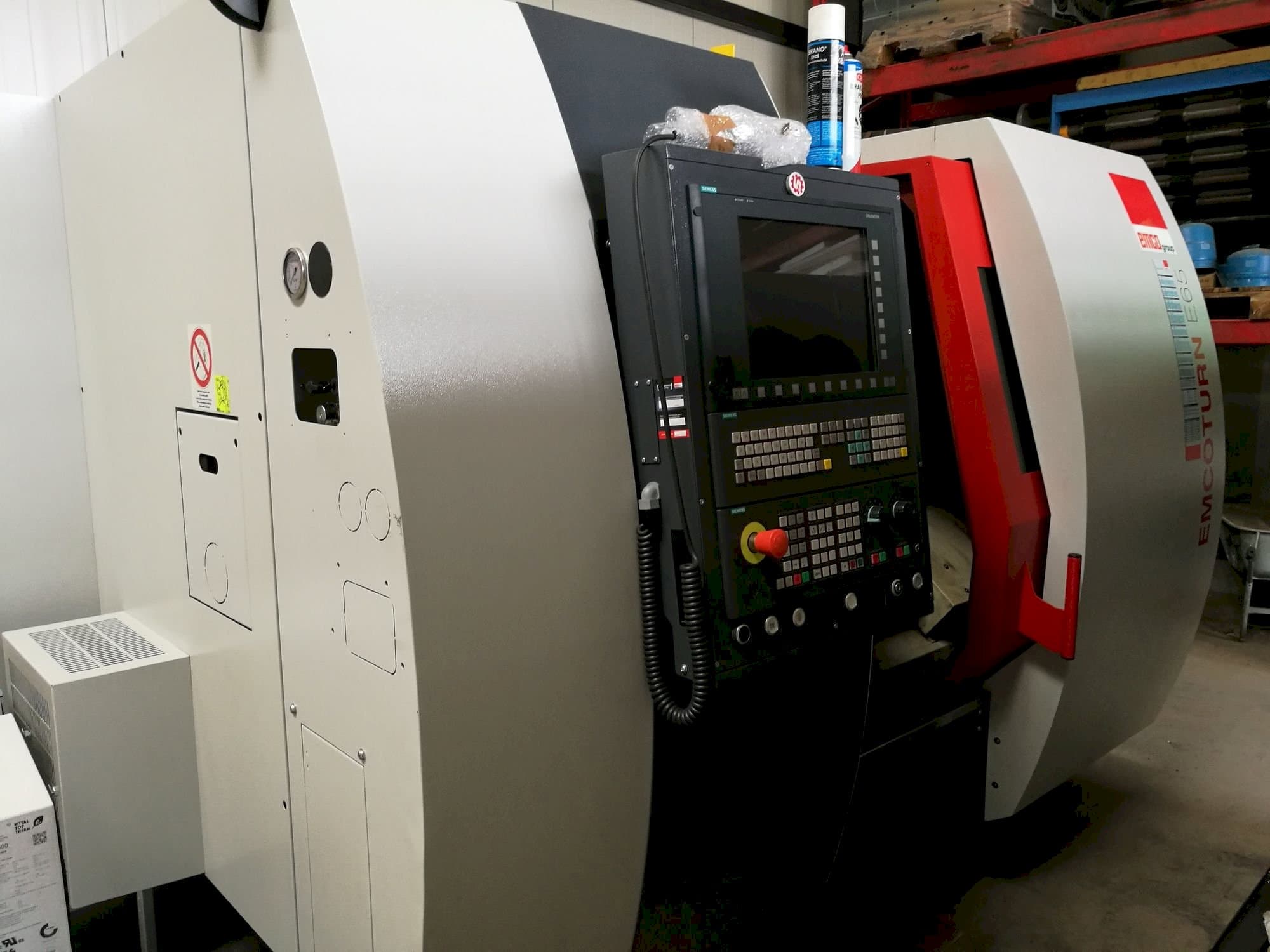 Front view of EMCO Emcoturn E65  machine