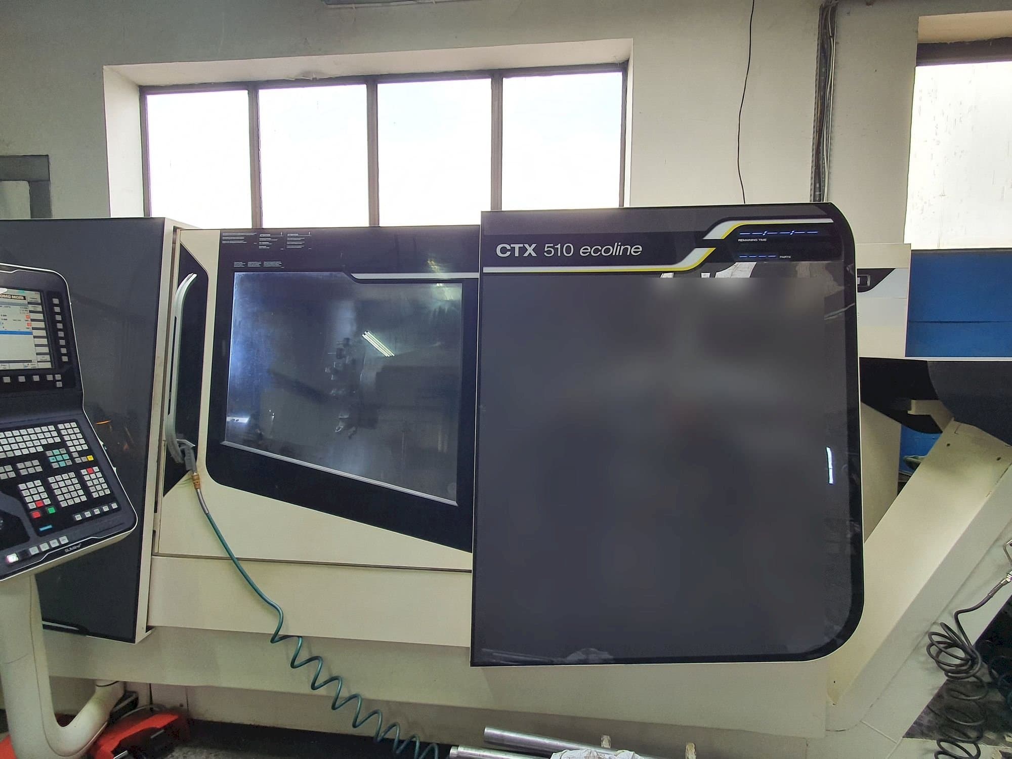 Front view of DMG MORI CTX 510 V3 Ecoline machine