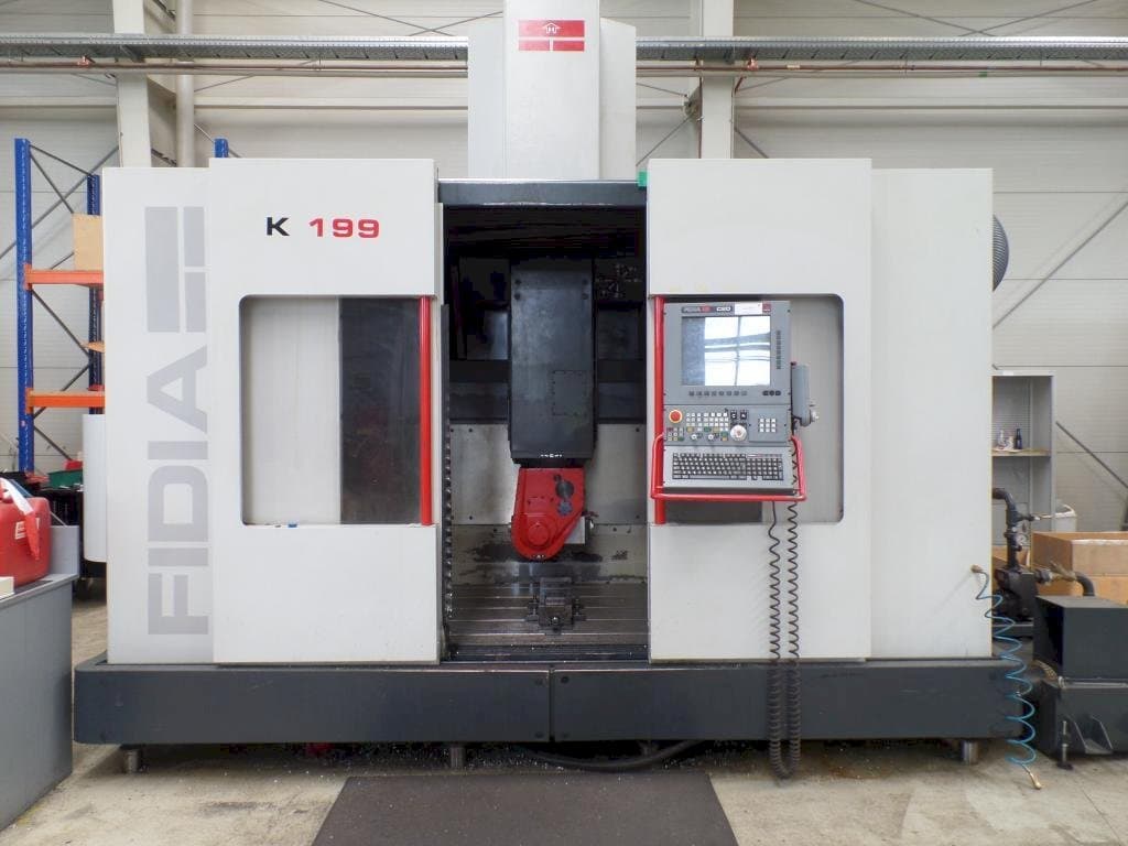 Front view of Fidia K199 machine