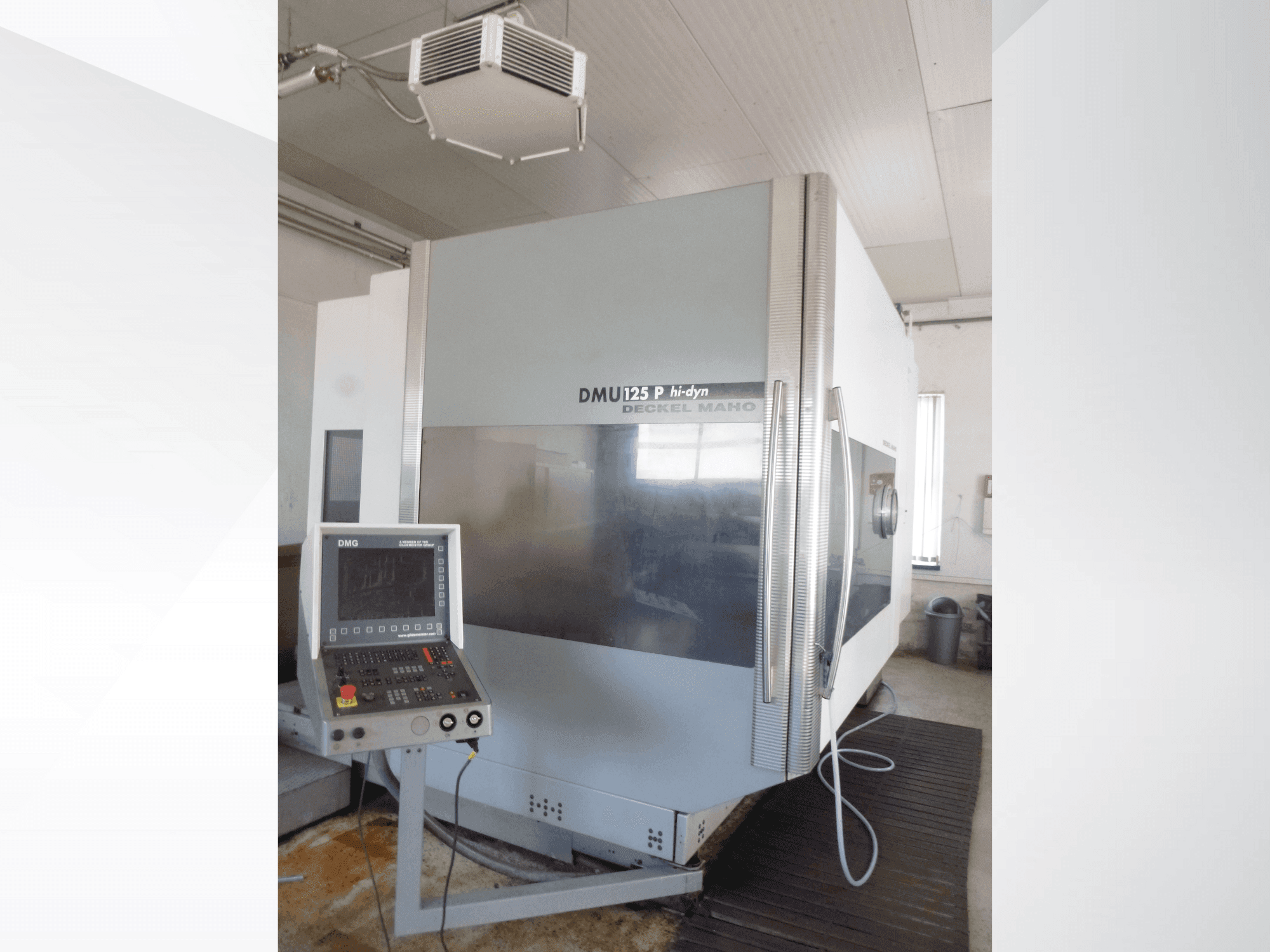 Front view of DECKEL MAHO DMU 125 P hi-dyn machine