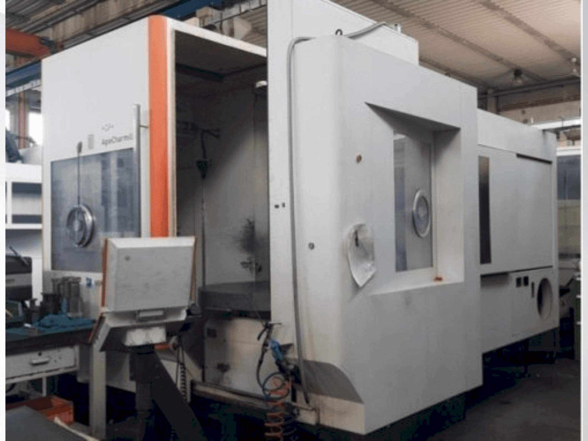 Front view of MIKRON HPM 1350U machine