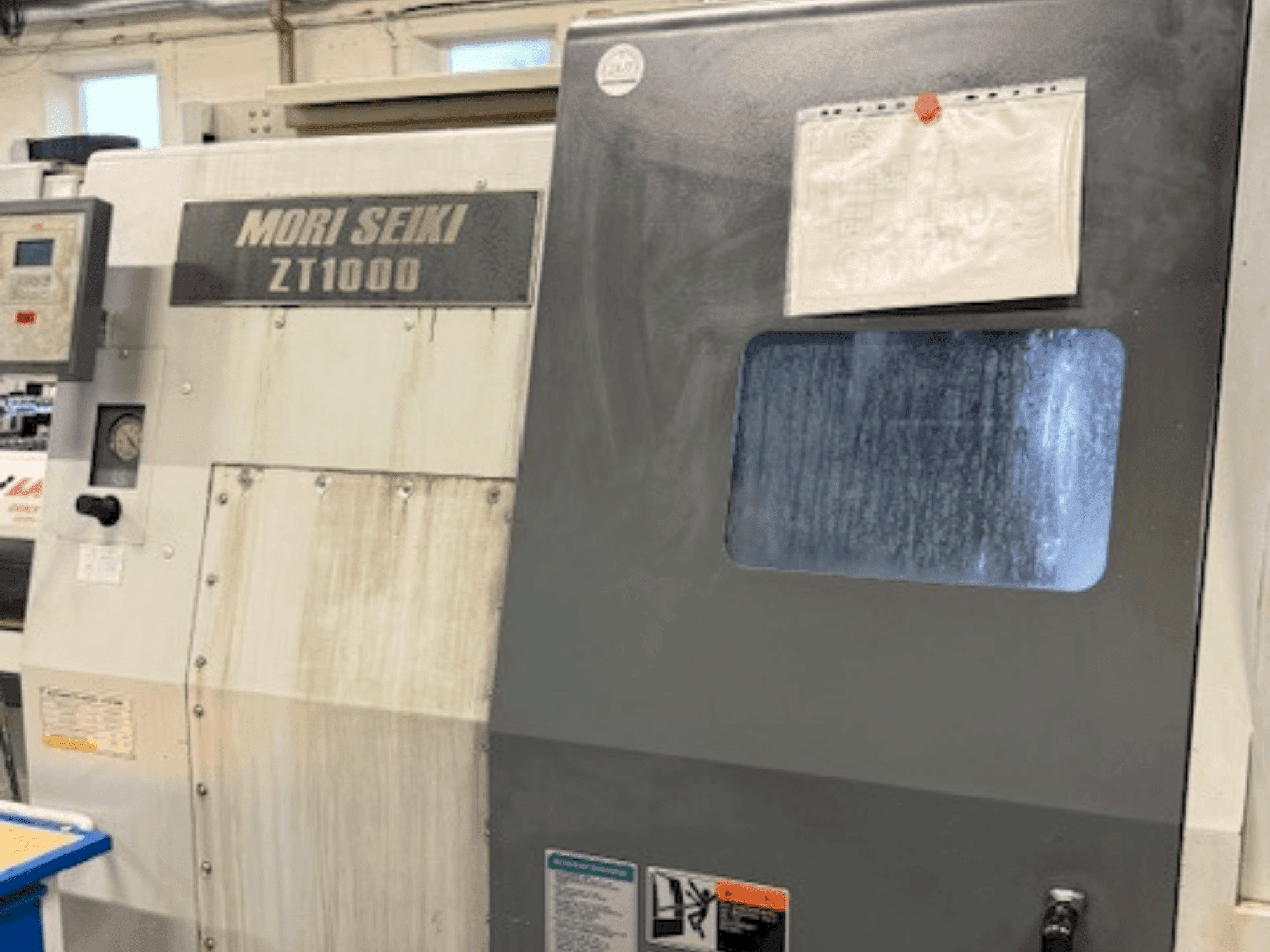 Front view of MORI SEIKI ZT1000Y machine