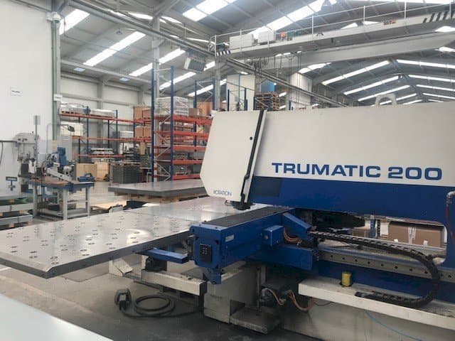 Left side view of Trumpf Trumatic 200 machine