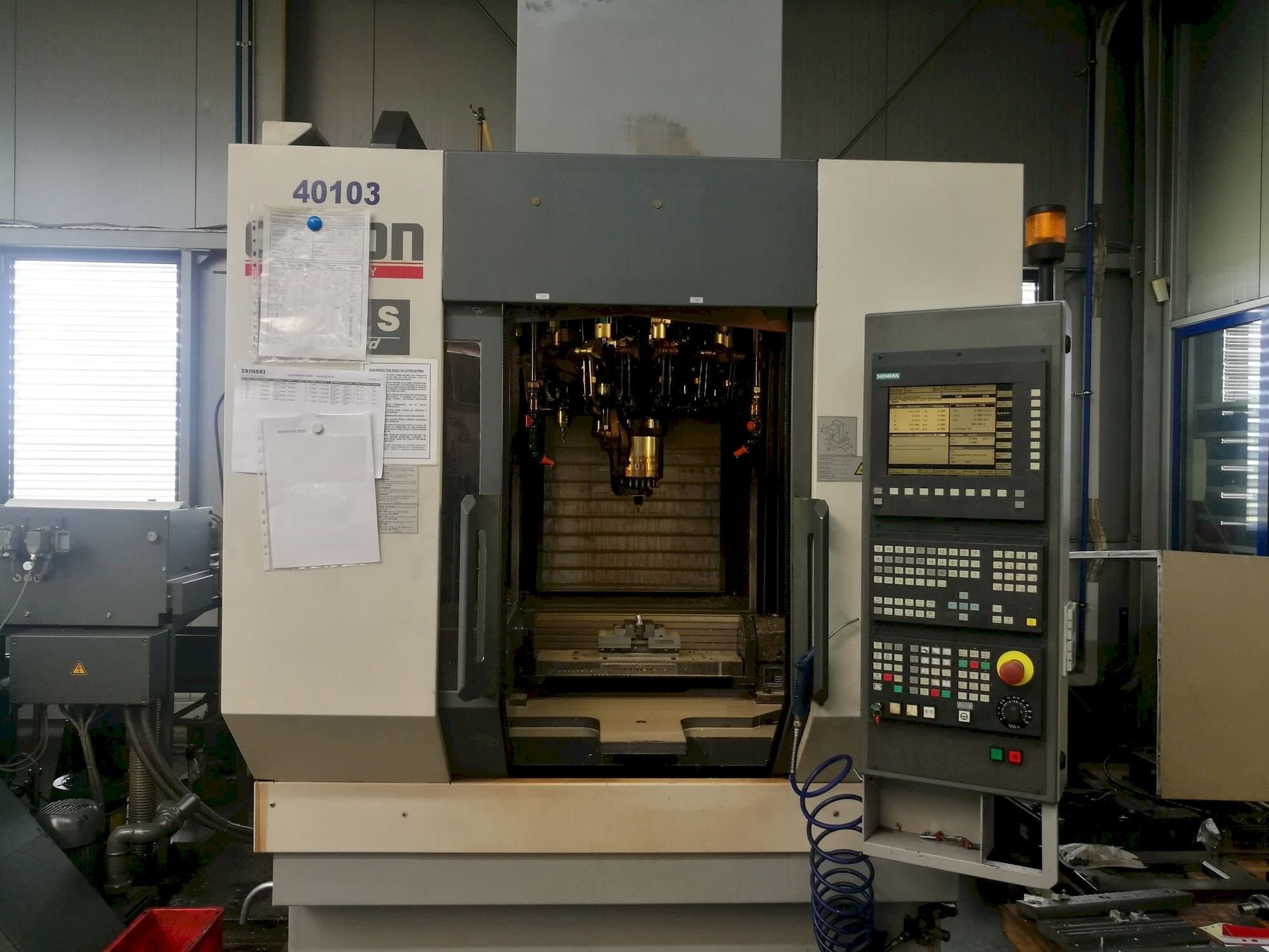 Front view of CHIRON FZ12S  machine