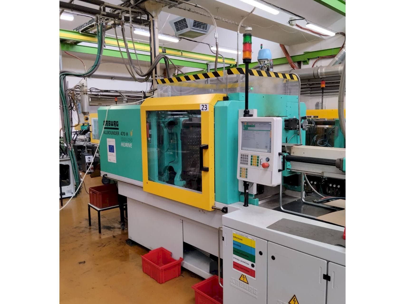 Front view of Arburg 470 H 1000-290 machine