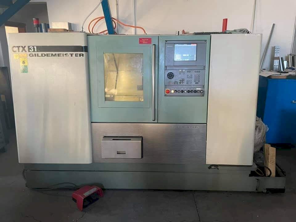 Front view of Gildemeister CTX 310 machine