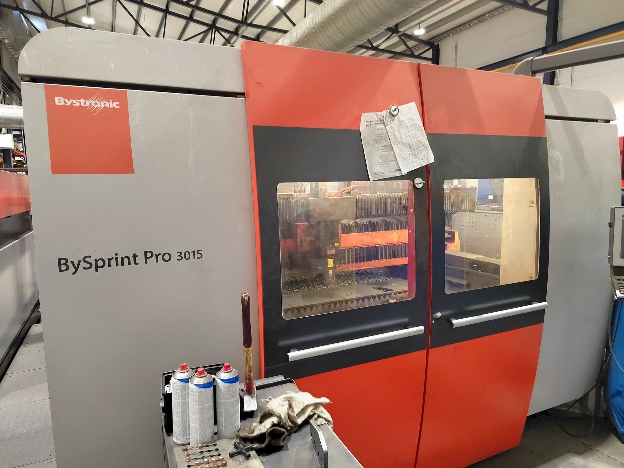 Front view of Bystronic Bysprint Pro 3015 machine