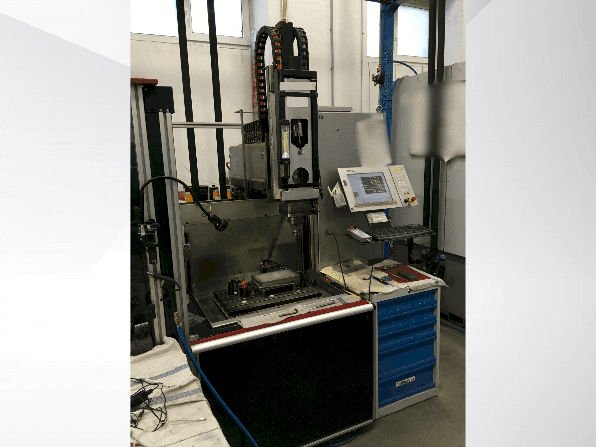 Front view of Exeron EDM 310 MF20  machine