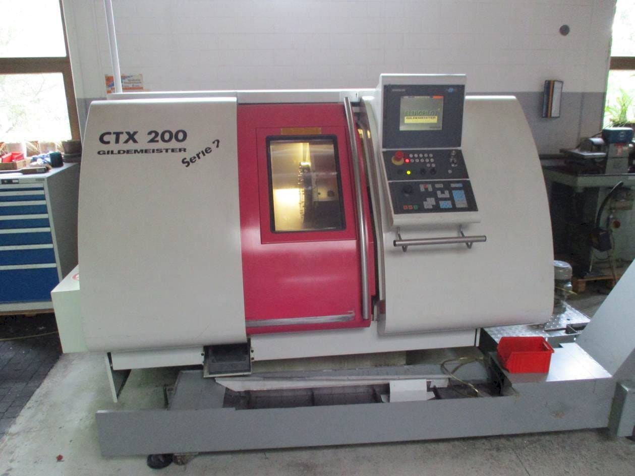 Front view of Gildemeister CTX 200  machine