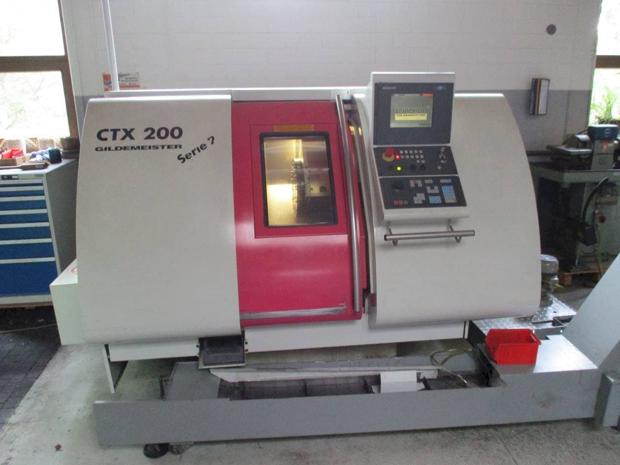 Front view of Gildemeister CTX 200 machine