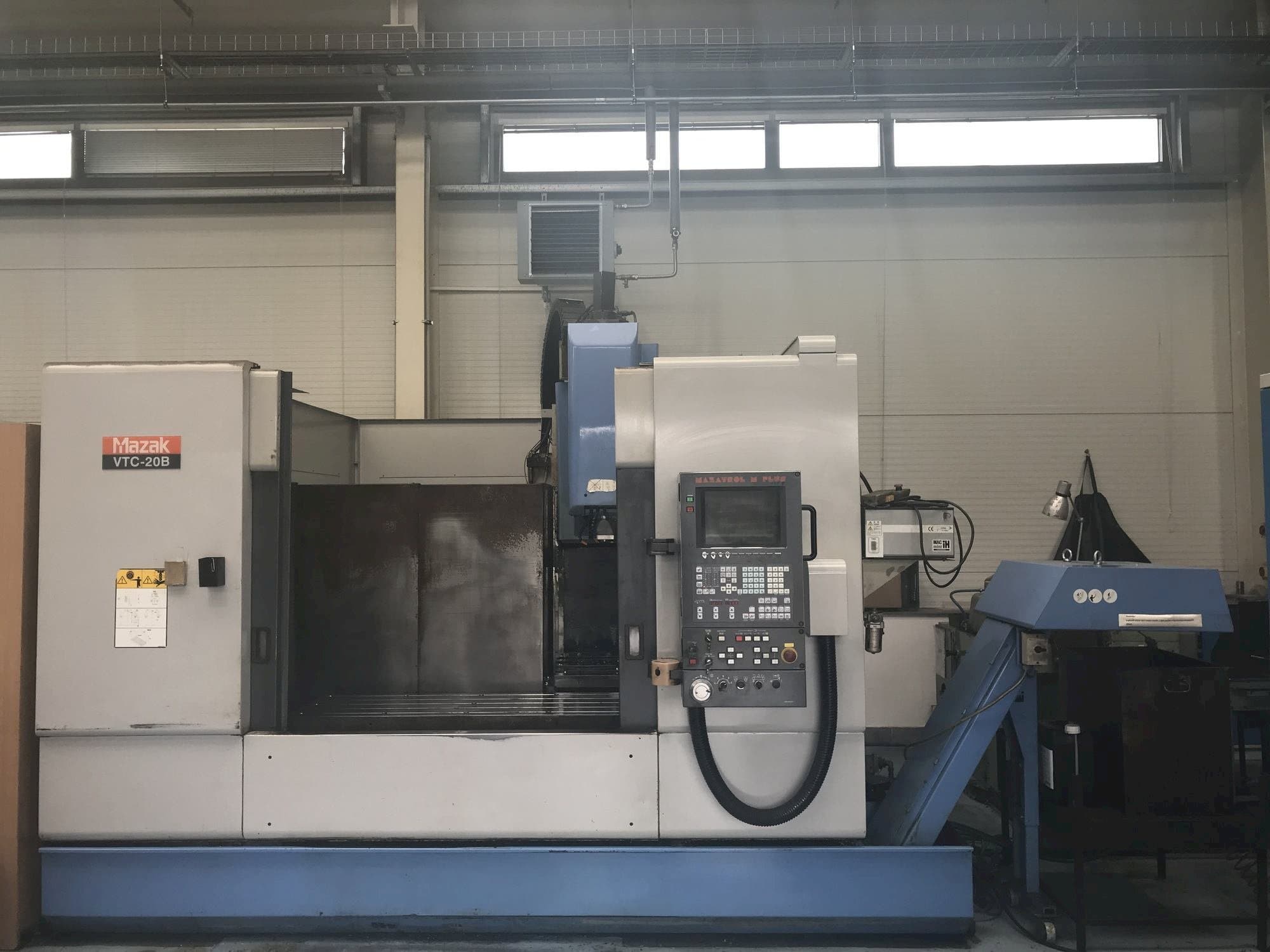 Front view of Mazak VTC-20B machine