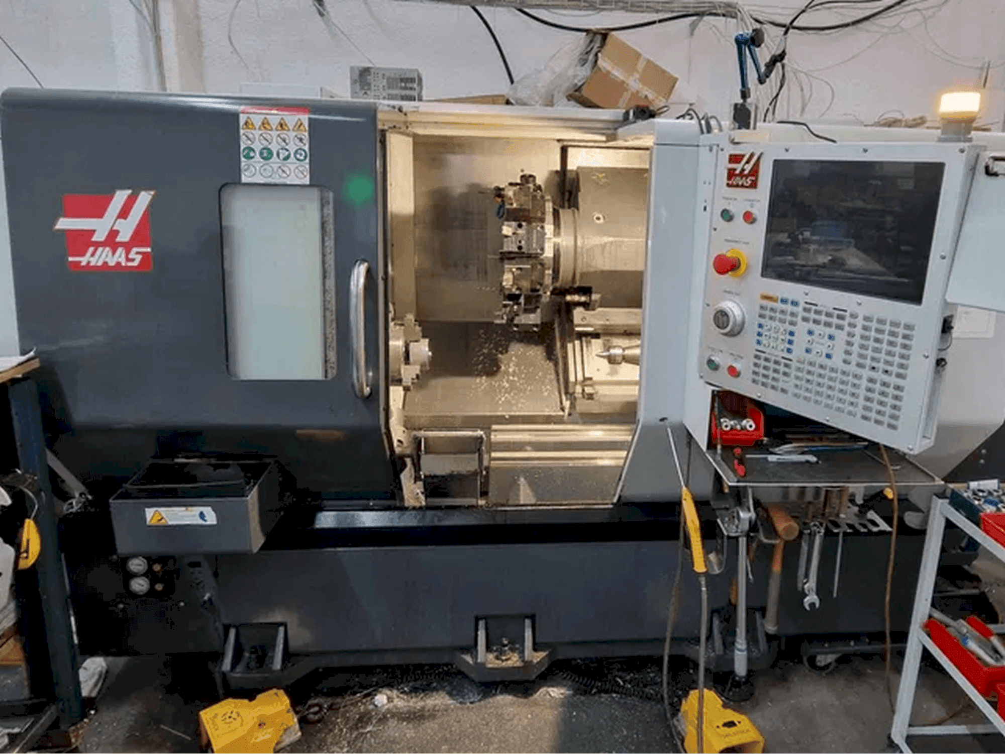 Front view of HAAS ST-20Y machine
