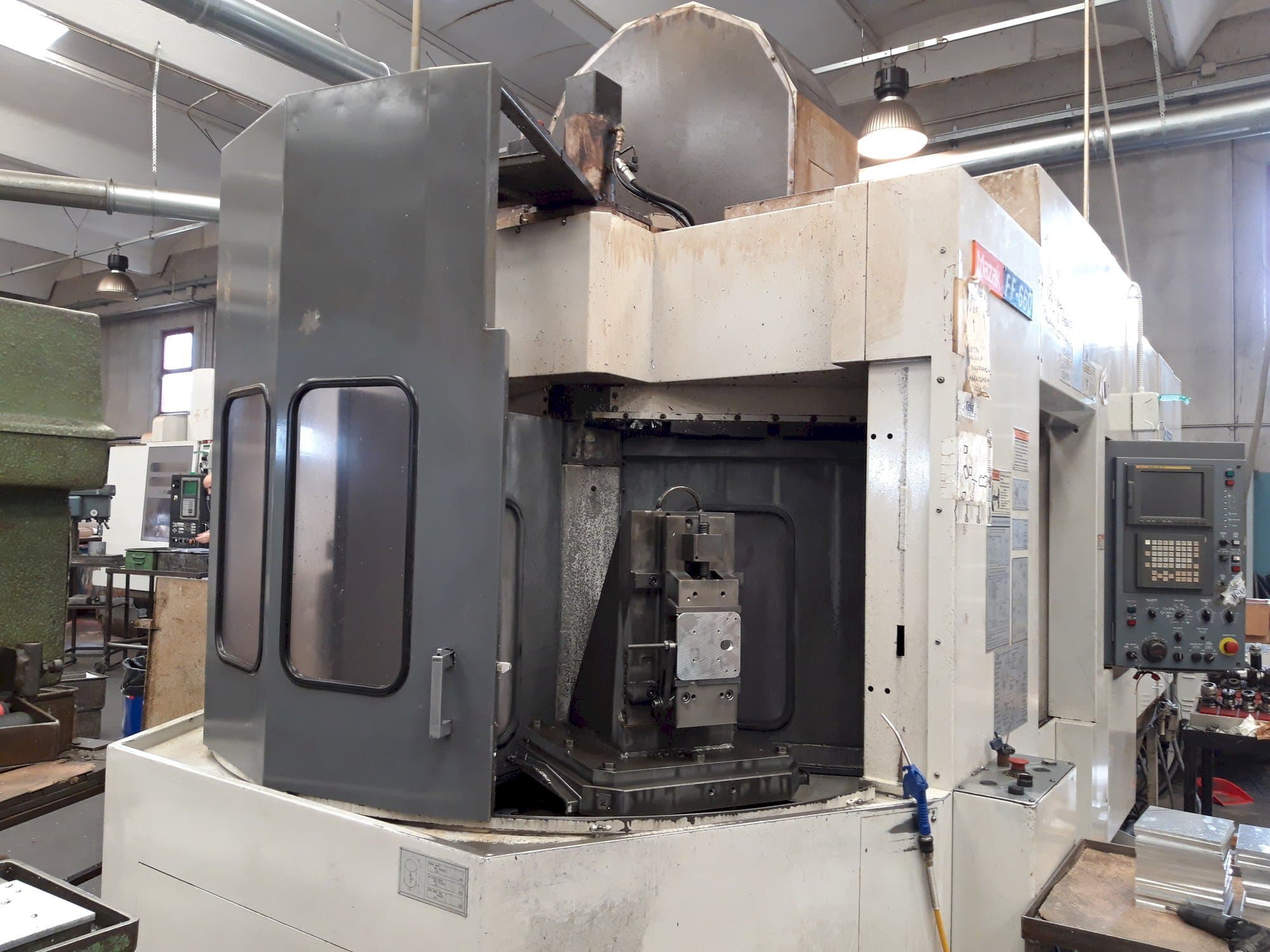 Front view of Mazak FF-660 machine
