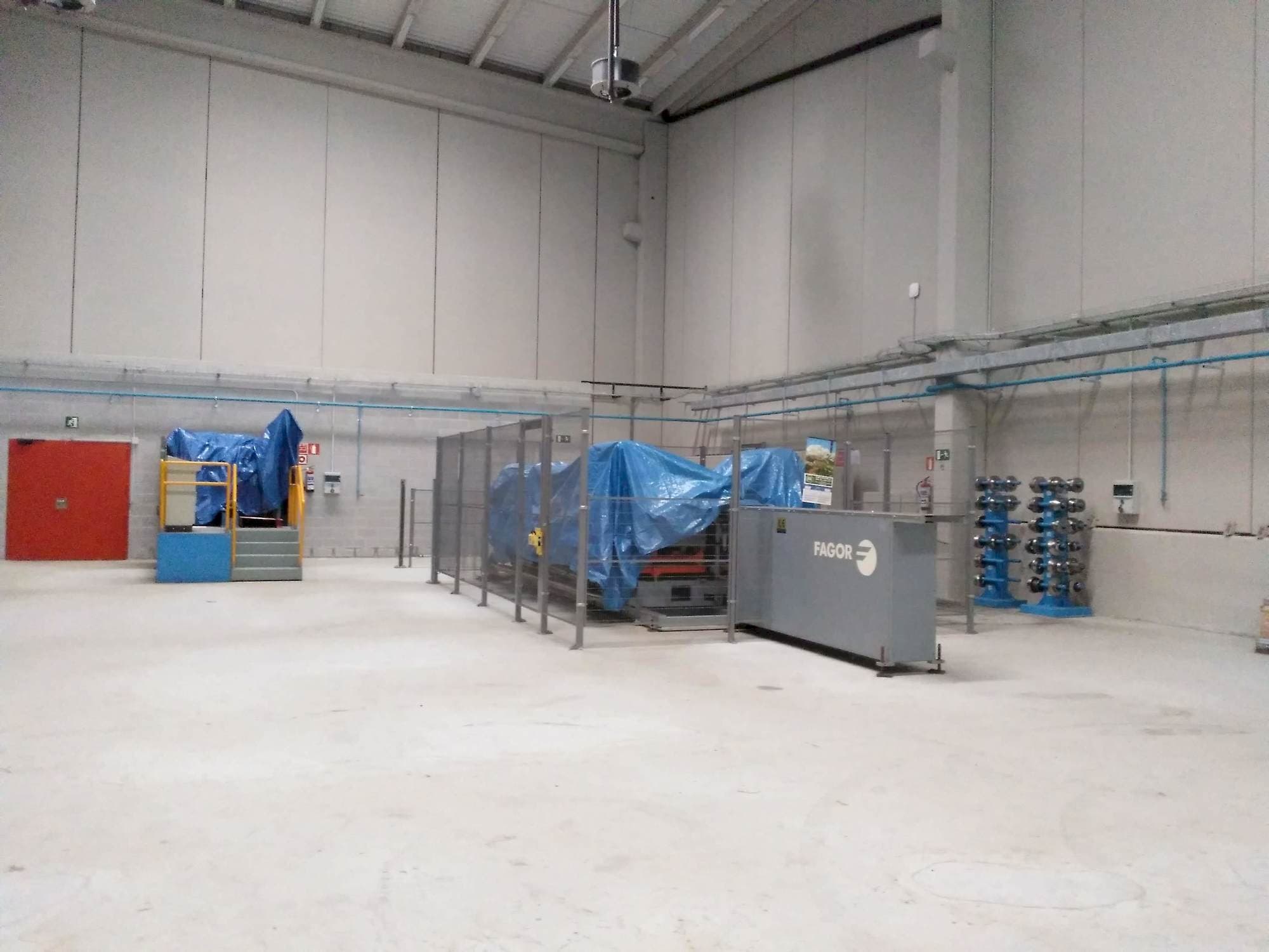 Front view of Fagor									   machine