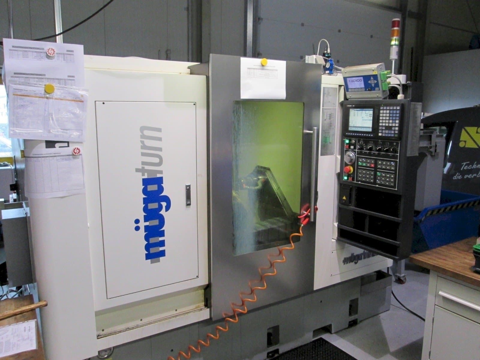 Front view of Muga iTwin machine