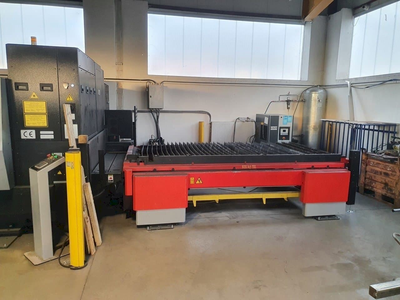Front view of AMADA 3015 AJ machine