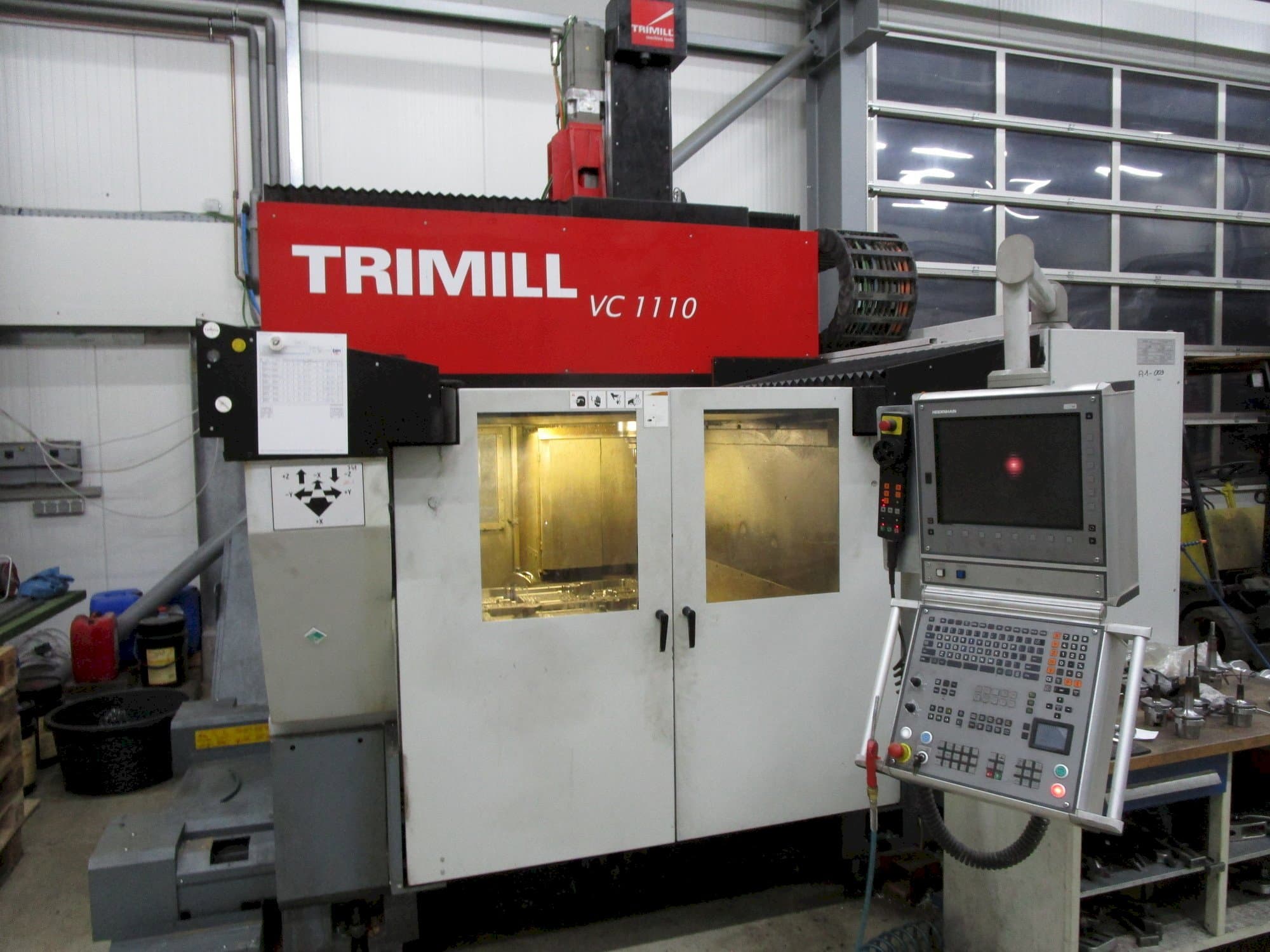 Front view of TRIMILL VC1110 machine