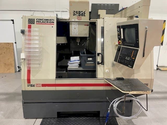 Front view of Cincinnati Milacron Sabre 500  machine
