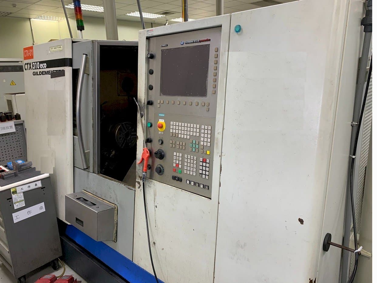 Front view of Gildemeister CTX 310V1 eco machine